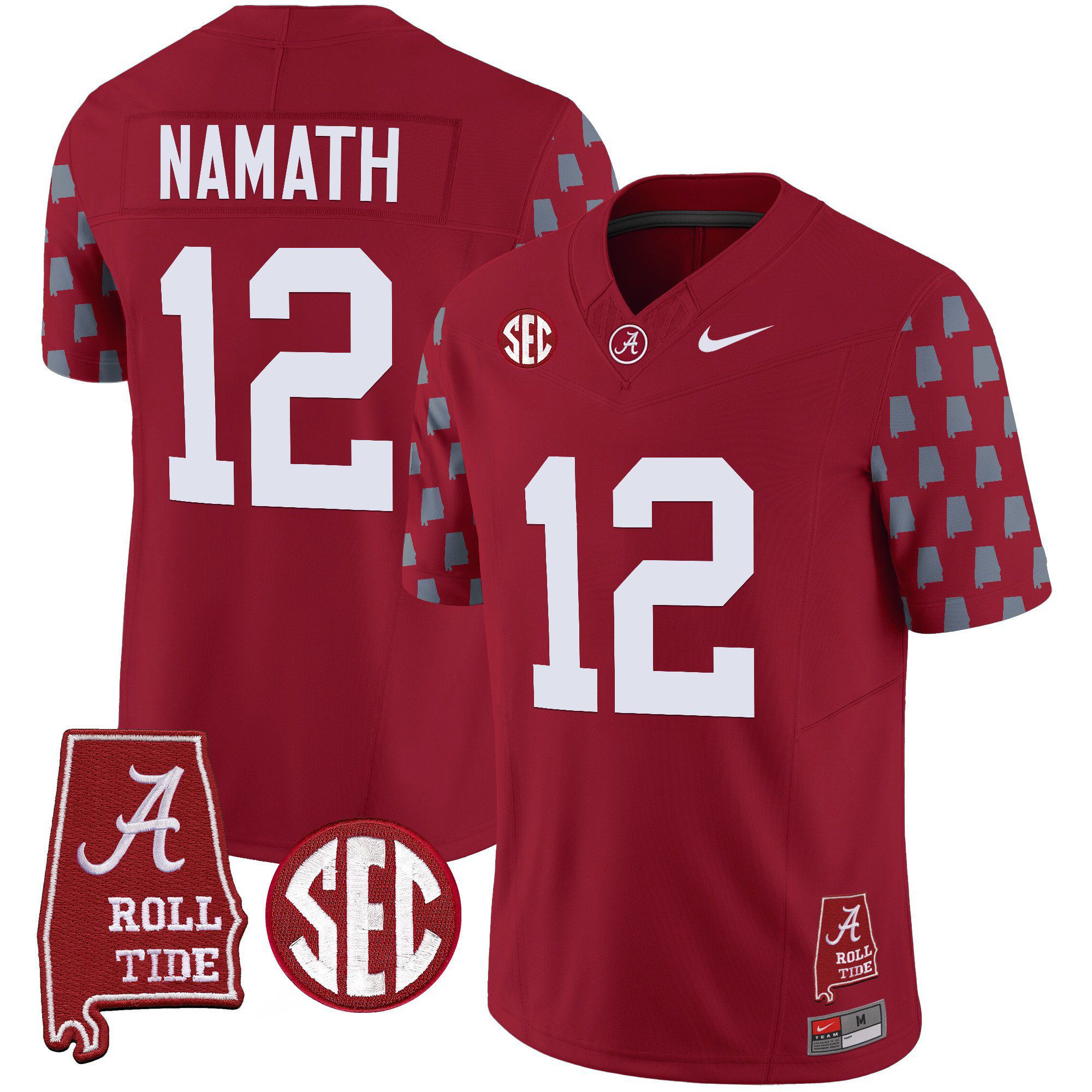 Men Alabama Crimson Tide #12 Namath Red Vapor Limited 2024 Nike NCAA Jersey->indianapolis colts->NFL Jersey